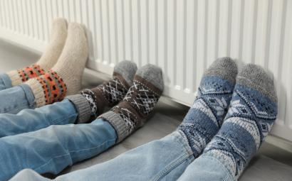 sokken voor de verwarming