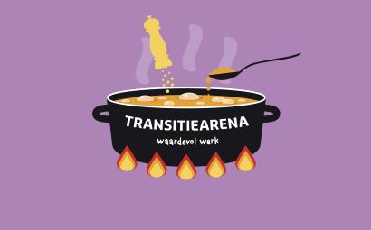 Logo van transitiearena waardevol werk