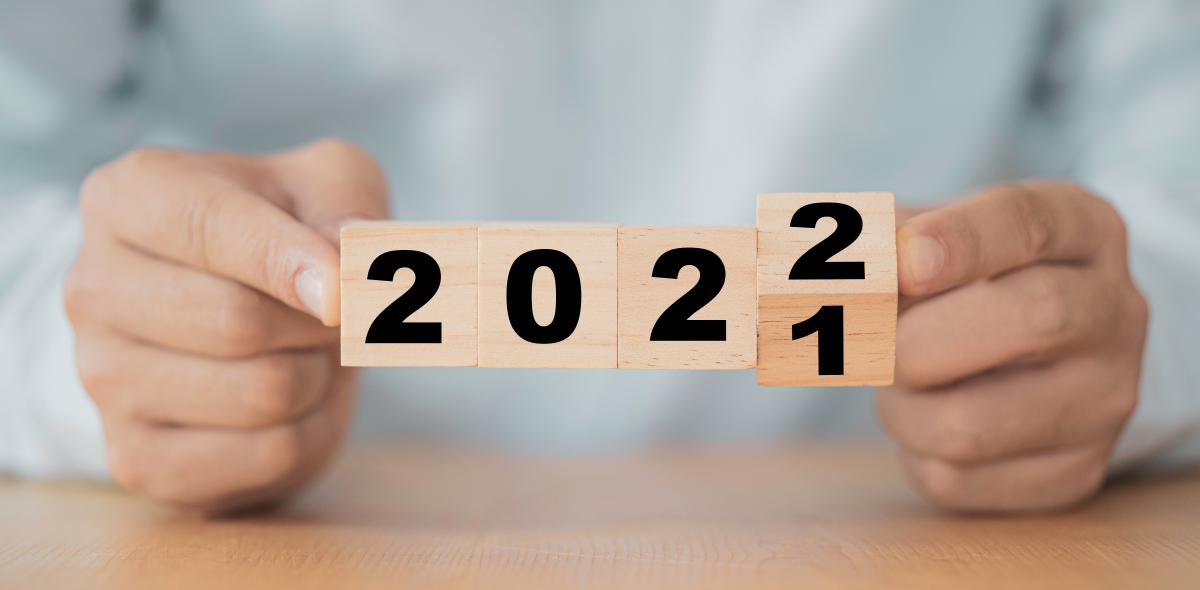 Van 2021 naar 2022